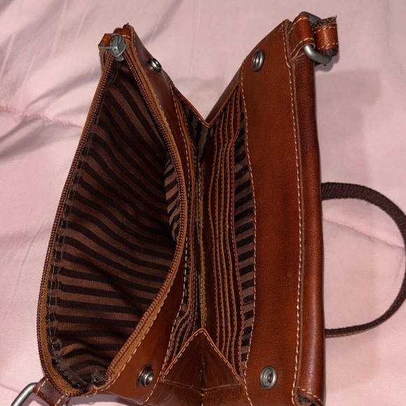 Jack Rogers Hand Stained Buffalo Leather Crossbody Bag - Picture 11 of 14